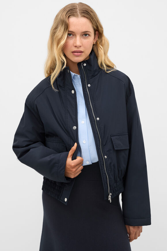 Relaxed Bomber Jacket  Twilight Blue  hi-res