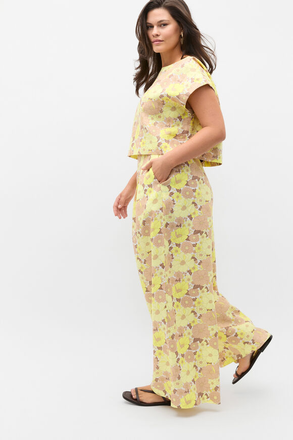 Linen Vintage Floral Pant  Vintage Floral  hi-res