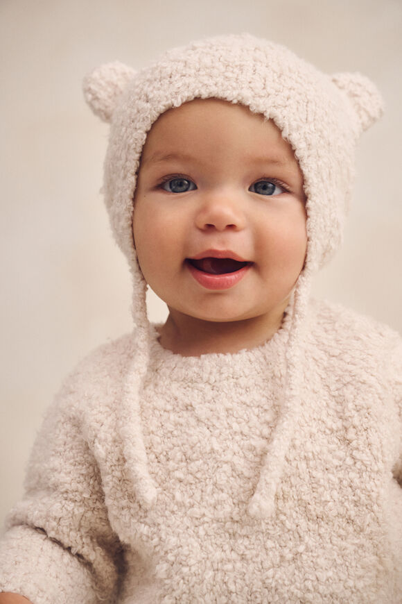 Knit Beanie  Oat  hi-res