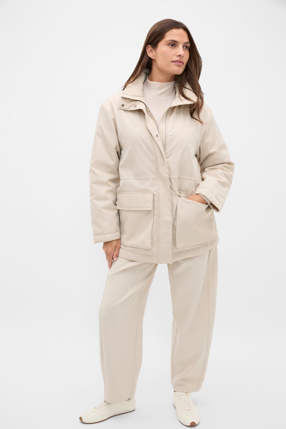 Reversible Puffer Jacket  Vanilla Cream