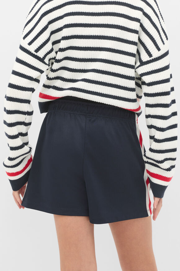 Retro Striped Short  New Navy  hi-res