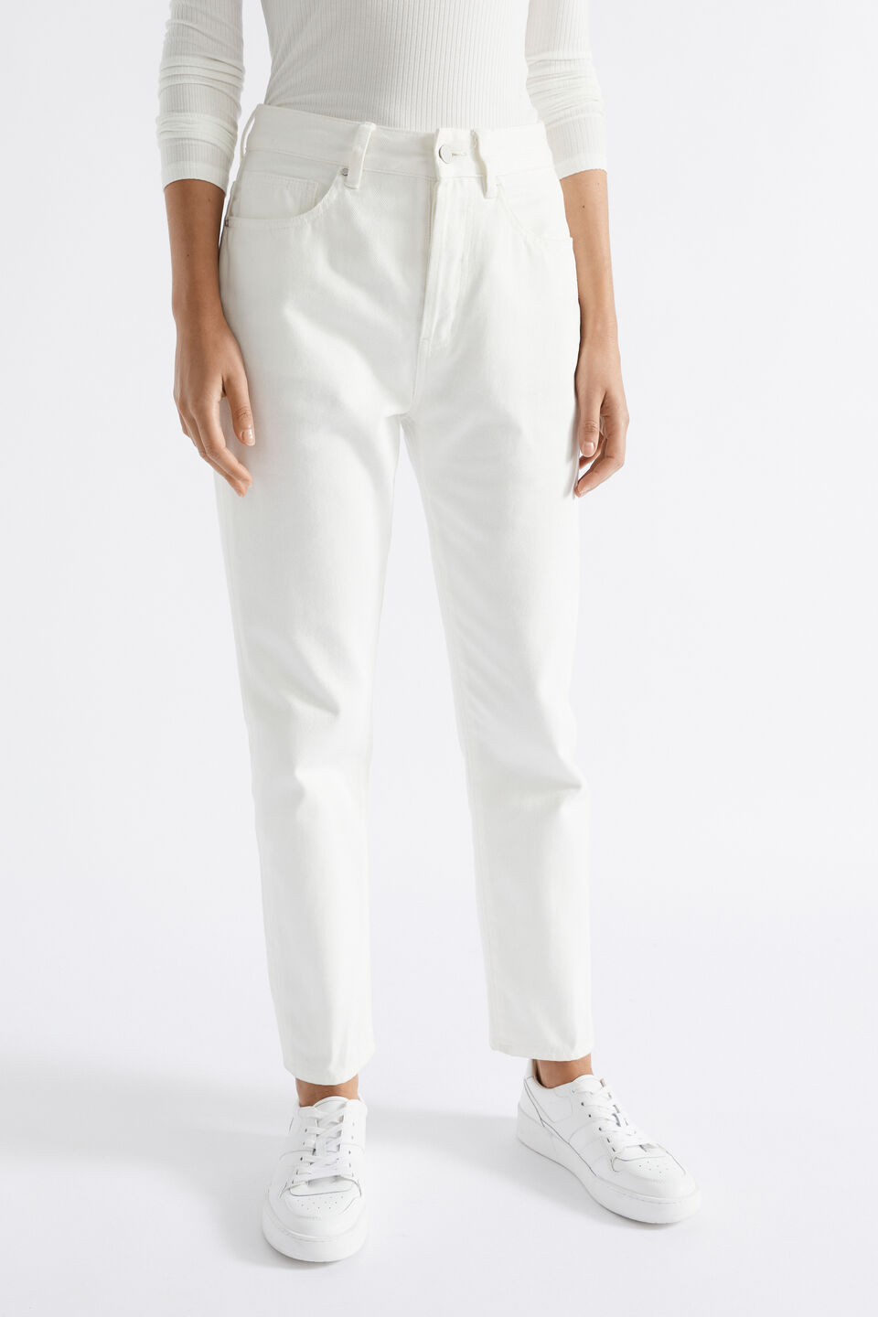 Core Slim Leg Rigid Jean  Cloud Cream