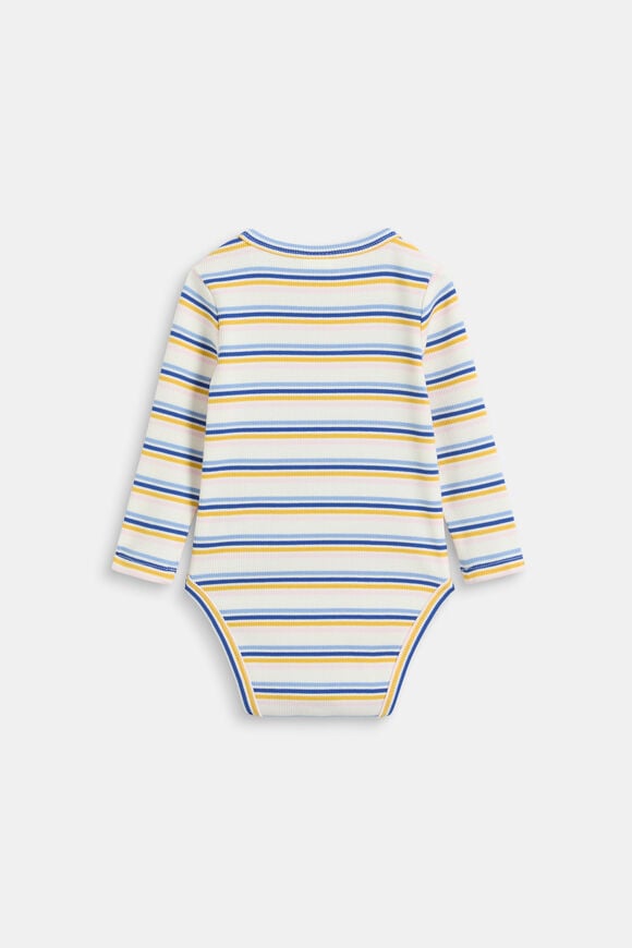 Stripe Rib Bodysuit  Multi  hi-res
