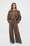 Easy Cotton Rugby Top  Chestnut  hi-res