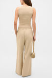 Boucle Knit Tank  Cashew Cream  hi-res