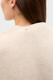 Wool Blend Scarf Coat  Cashew Cream Marle  hi-res