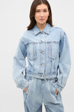 Denim Crop Jacket  Breeze Blue Wash  hi-res