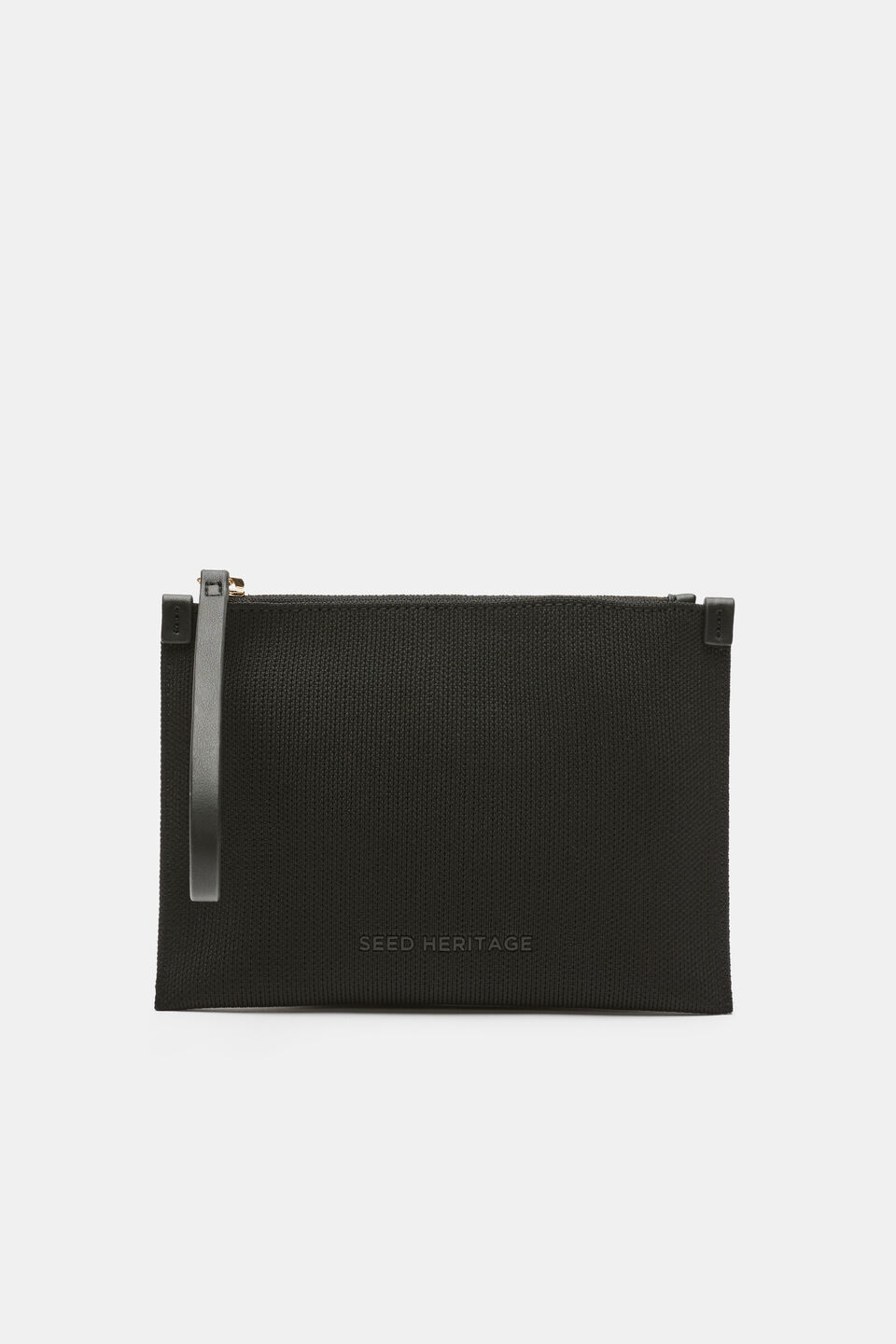 Knitted Pouch  Black