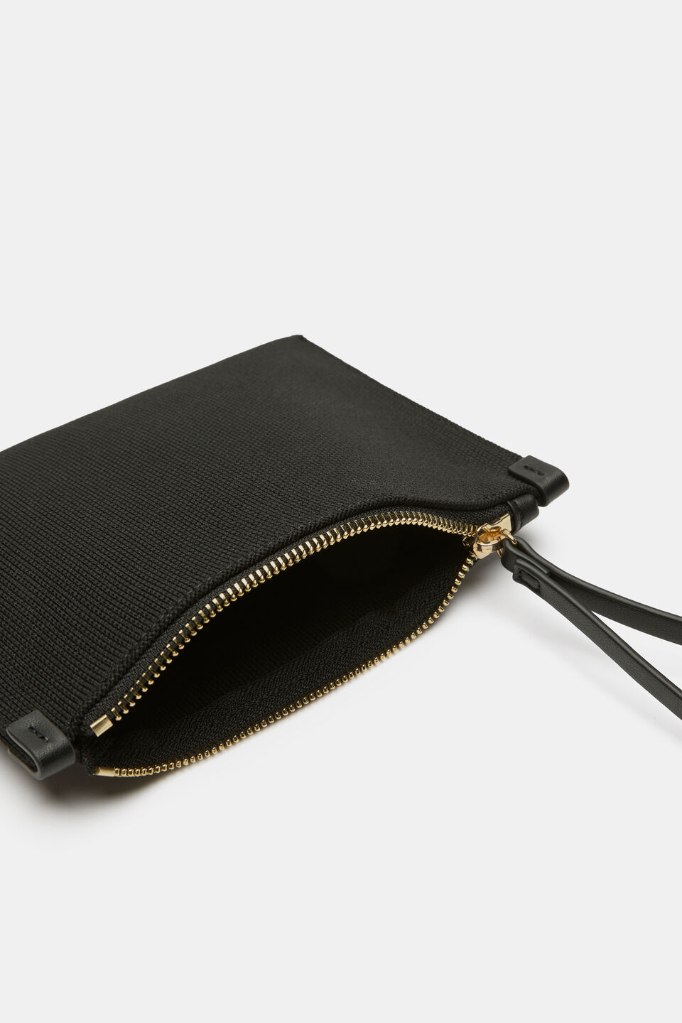 Knitted Pouch  Black