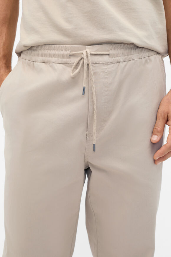 Drawstring Twill Pant  Clay  hi-res