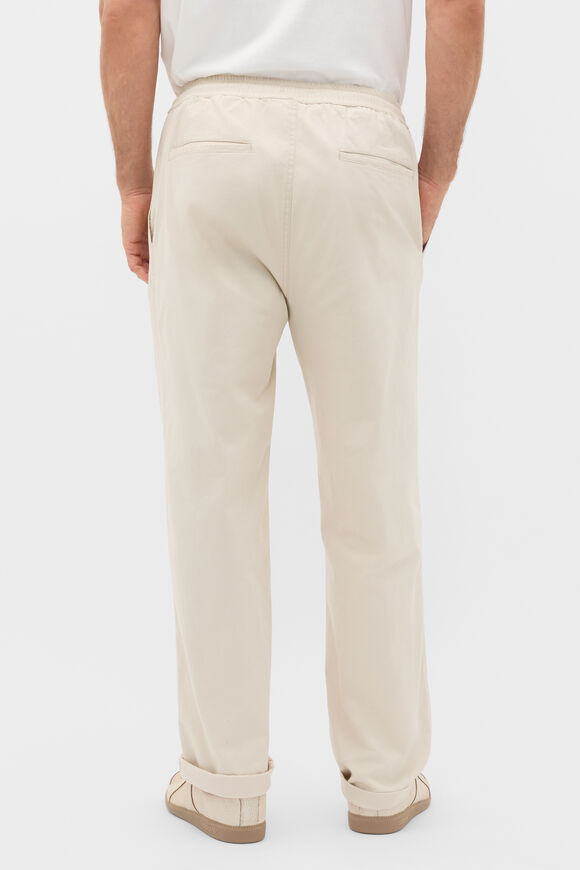 Drawstring Twill Pant  Pebble  hi-res