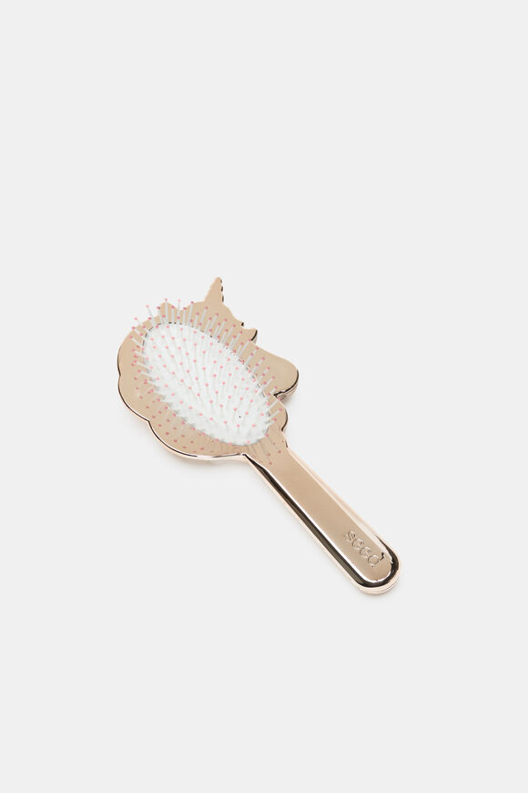 Large Unicorn Hair Brush  Rose Gold  hi-res
