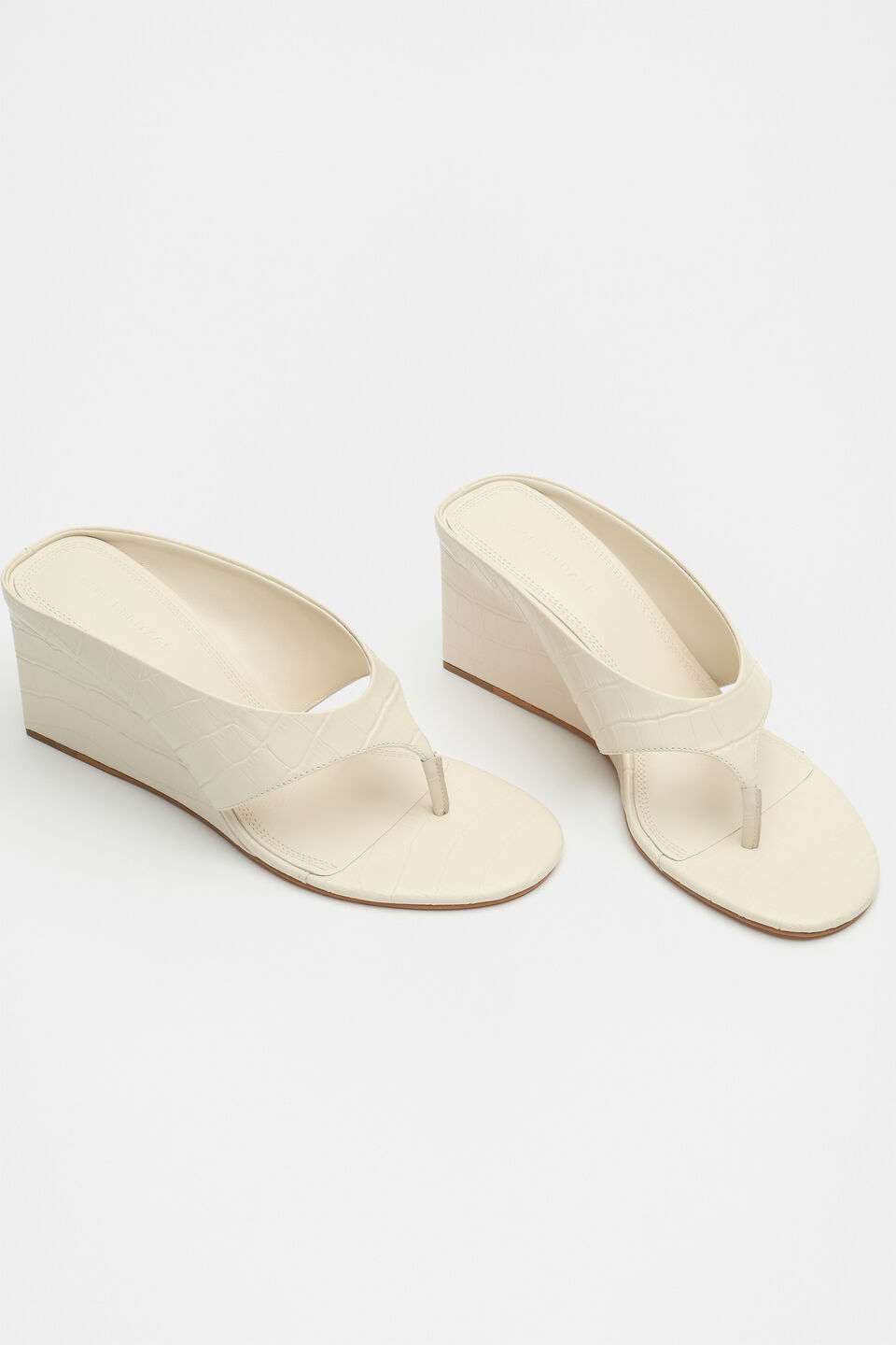Tove Wedge Heel  Cream