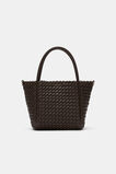 Woven Mini Crossbody Bag  Chocolate  hi-res