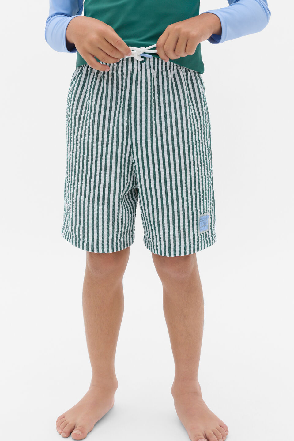 Textured Boardshort  Jungle Green