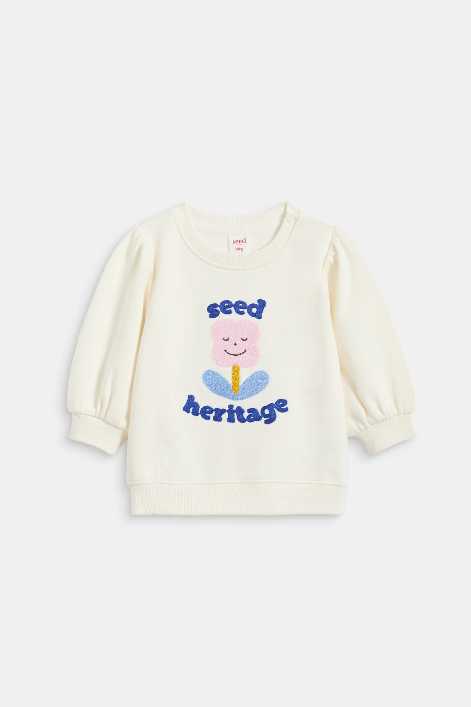 Seed Floral Sweat  Classic Cream