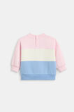 Colour Block Logo Sweat  Pink Lemonade  hi-res