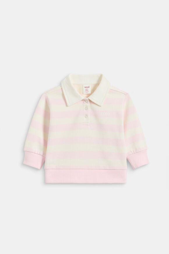 Stripe Sweat  Pink Lemonade  hi-res