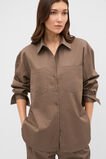 Textured Cotton Shirt  Chestnut  hi-res