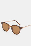 Jane Rounded Sunglasses  Dark Tort  hi-res
