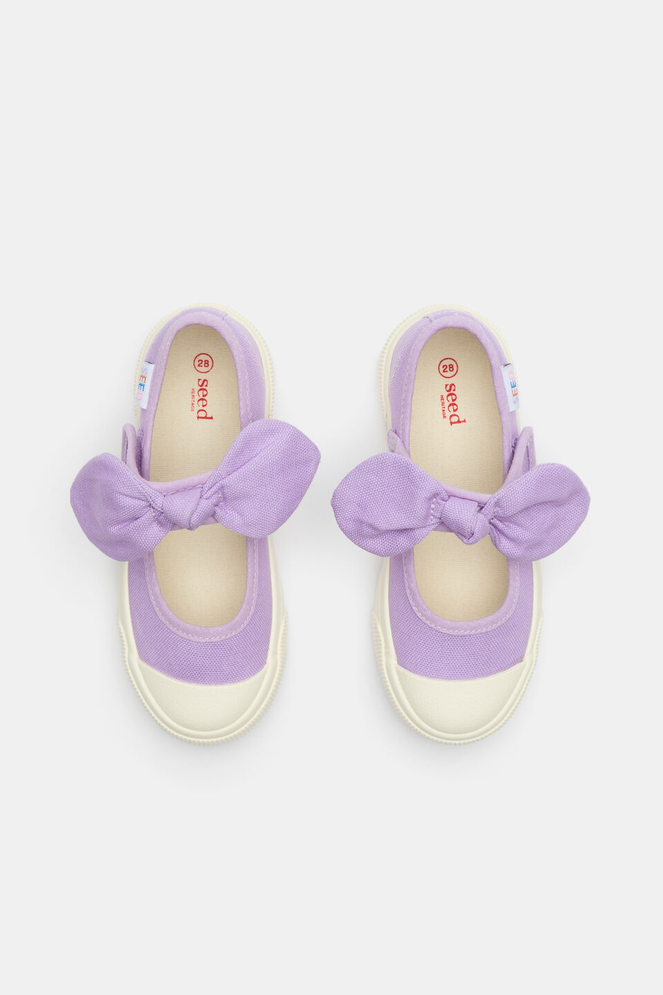 Mary Jane Bow Sneaker  Lilac
