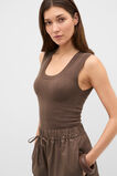 Boucle Knit Tank  Chestnut  hi-res