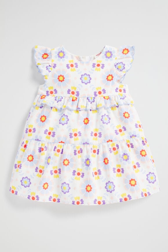 Scalloped Yardage Dress  Multi  hi-res