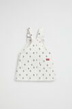 Floral Denim Pinafore  Canvas Wash  hi-res