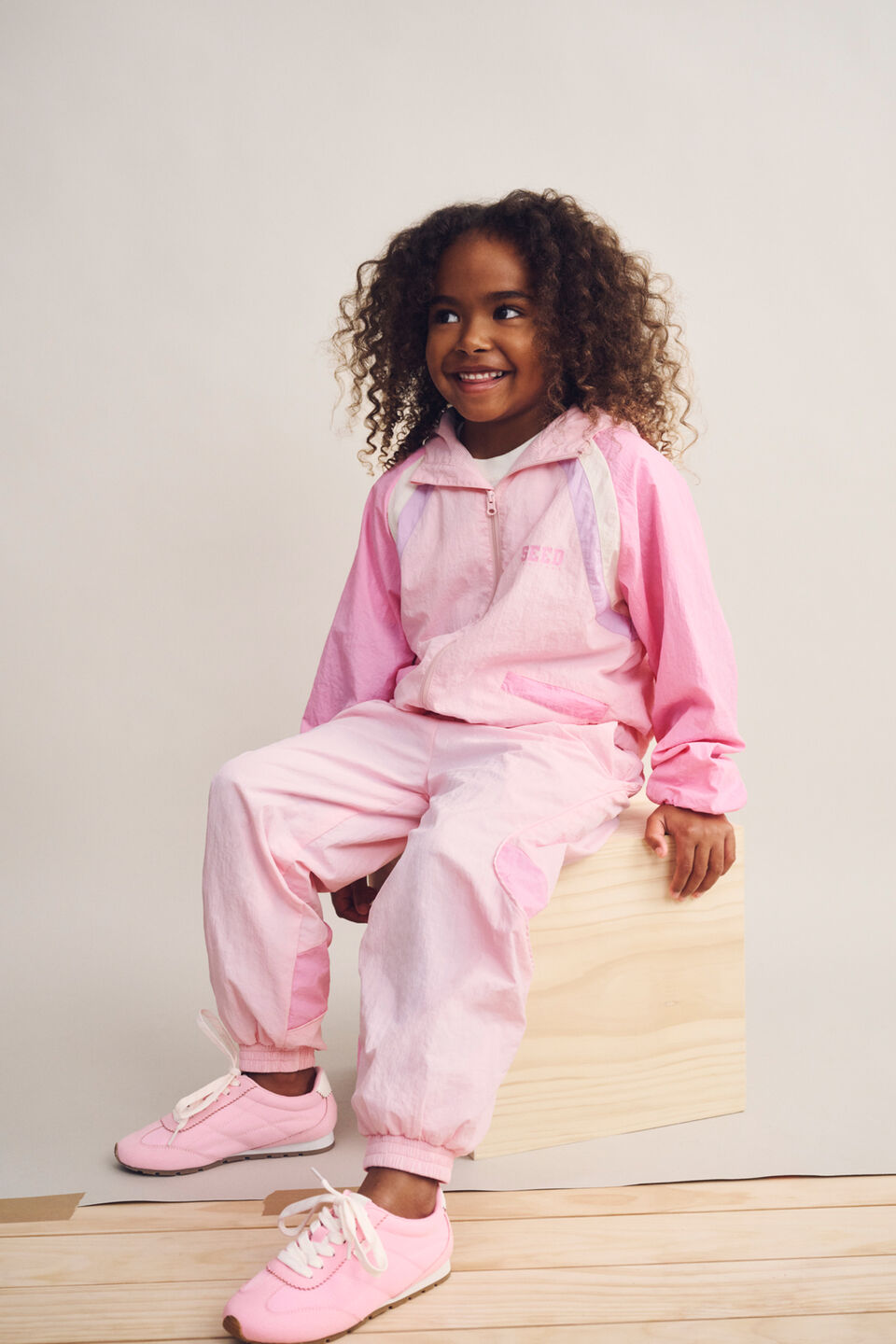 Sporty Spliced Pant  Multi
