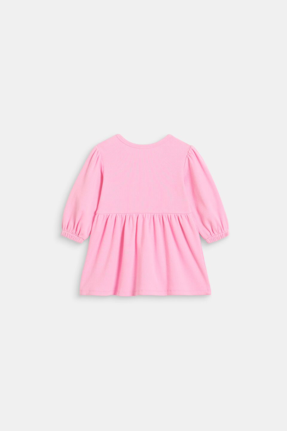 Logo Rib Dress  Candy Pink