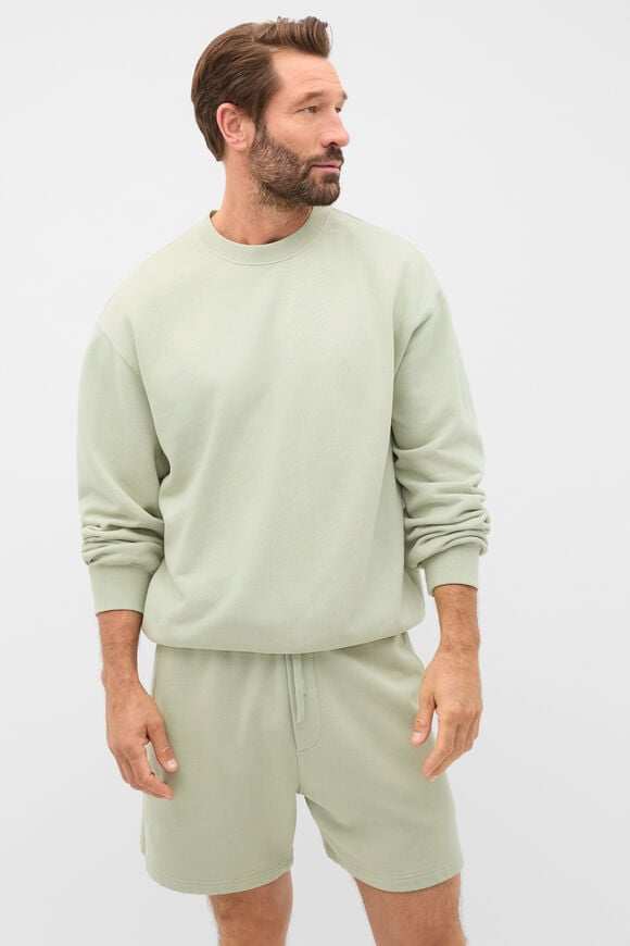 Crew Neck Sweatshirt  Aloe  hi-res