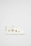 Daisy Sequin Trainer  White  hi-res