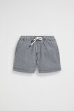 Core Logo Short  Midnight Gingham  hi-res