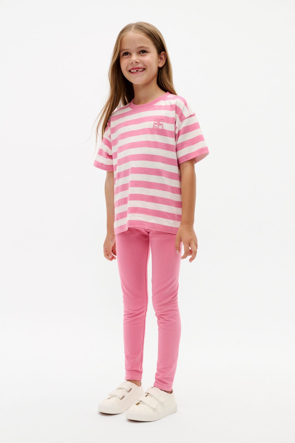 Core Terry Legging  Raspberry