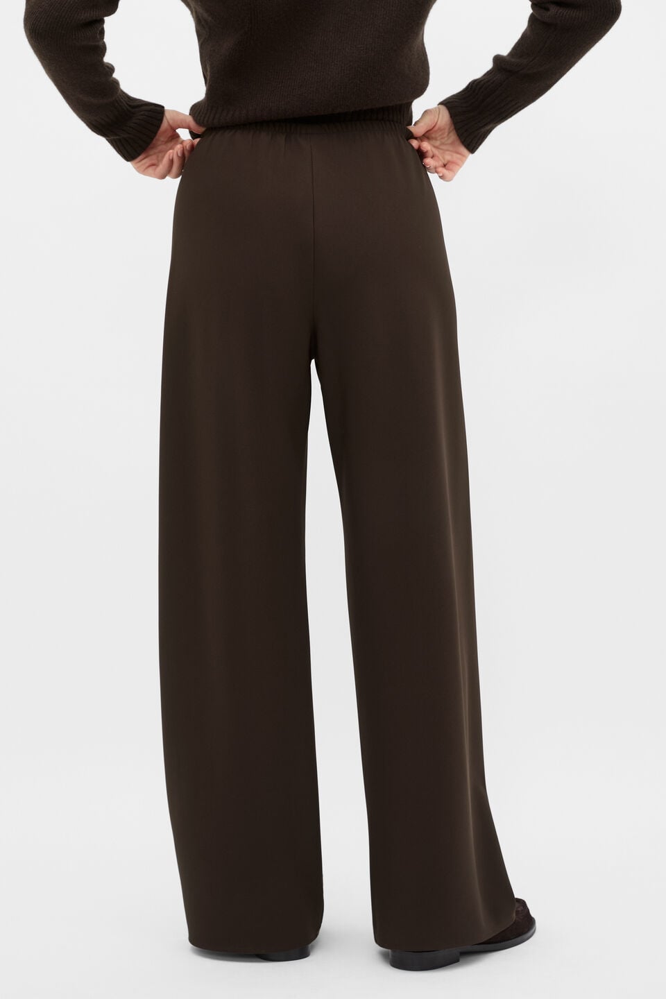 Easy Wide Leg Pant  Coffee Bean