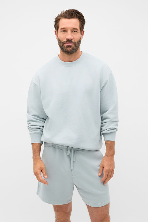 Crew Neck Sweatshirt  Glass Blue  hi-res