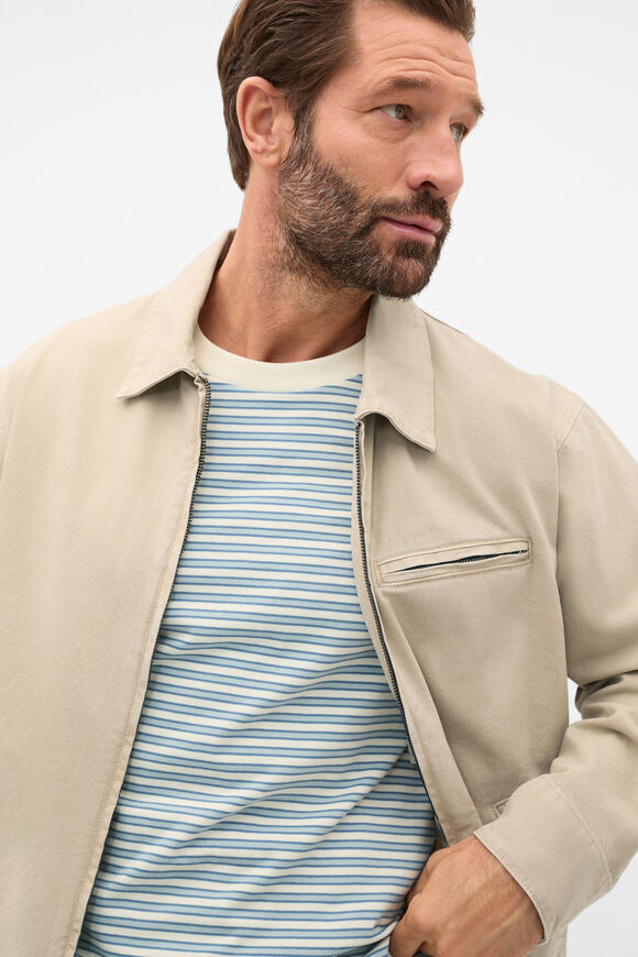 Zip Through Jacket  Clay  hi-res