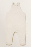 Quilted Pocket Overall  Oat Speckle  hi-res