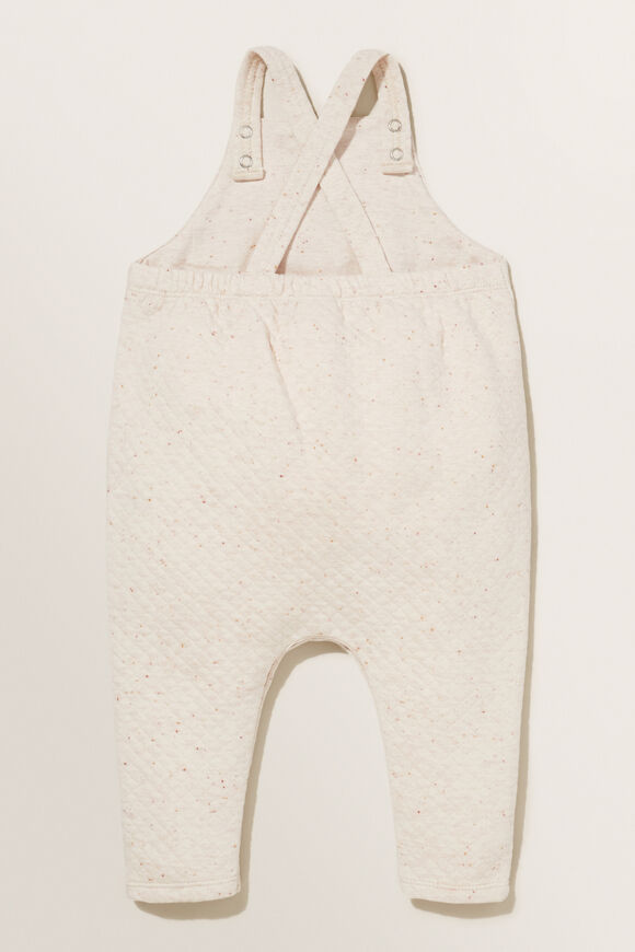 Quilted Pocket Overall  Oat Speckle  hi-res