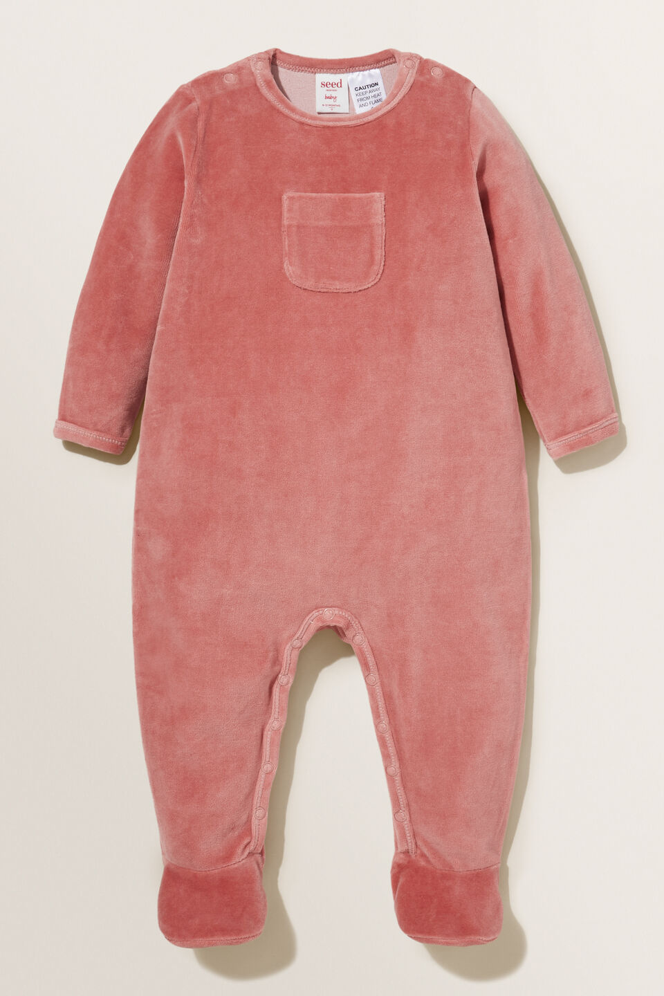 Velour Jumpsuit  Peony