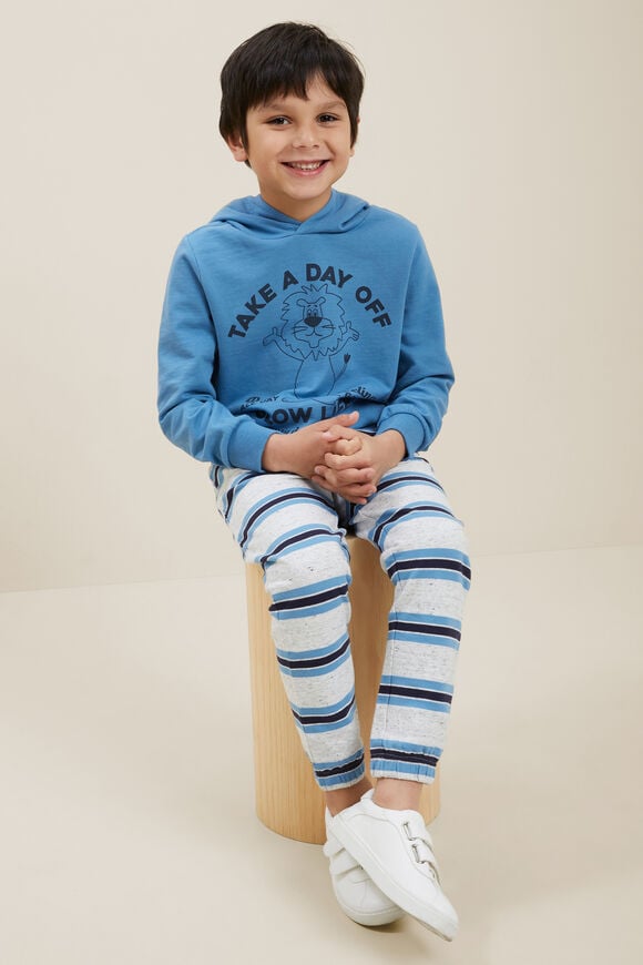 Striped Trackpant  Cloudy Marle  hi-res