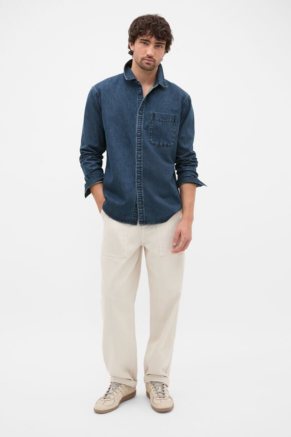 Jean Shirt  Indigo  hi-res