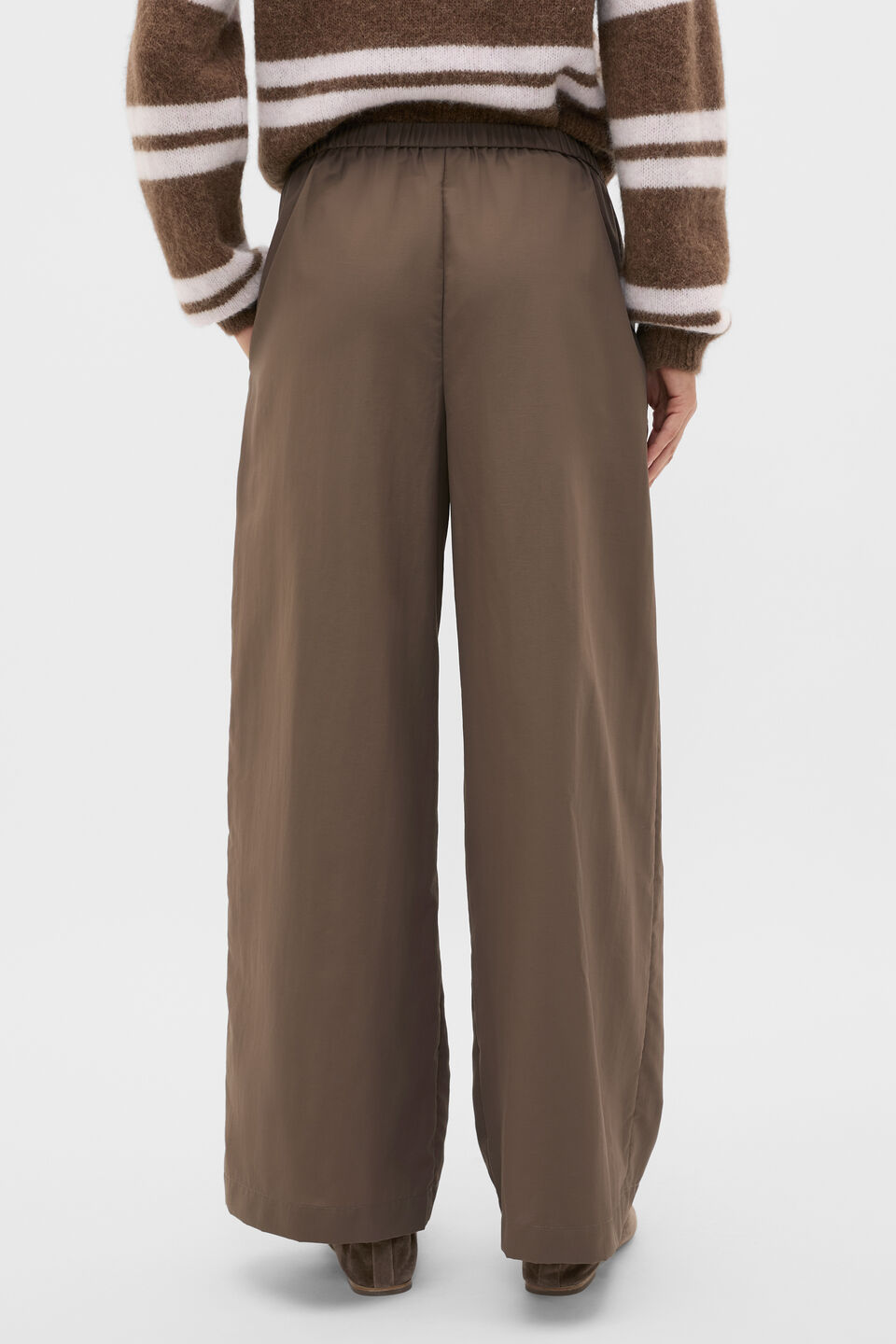 Parachute Wide Leg Pant  Chestnut