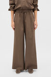 Textured Wide Leg Pant  Chestnut  hi-res