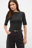 Tessa Round Buckle Belt  Black  hi-res
