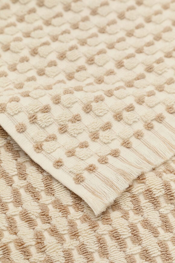 Layla Hand Towel  Cashew Cream  hi-res