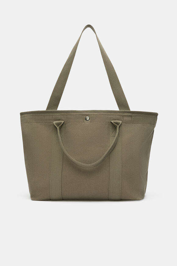 Canvas Commuter Tote  Putty  hi-res