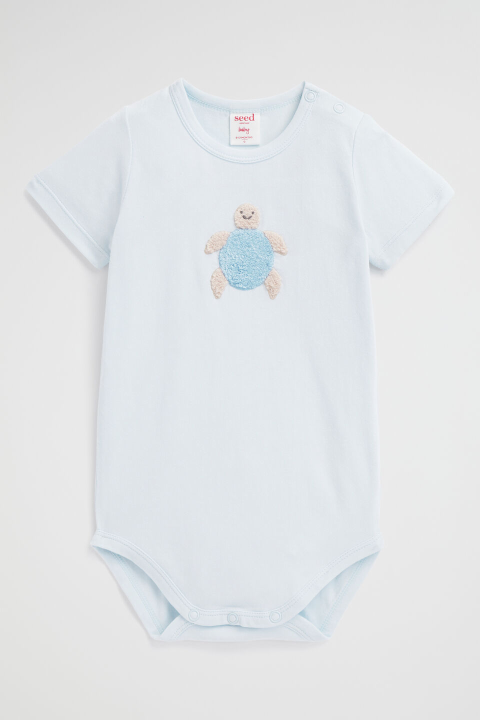 Turtle Bodysuit  Ice Blue