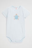 Turtle Bodysuit  Ice Blue  hi-res