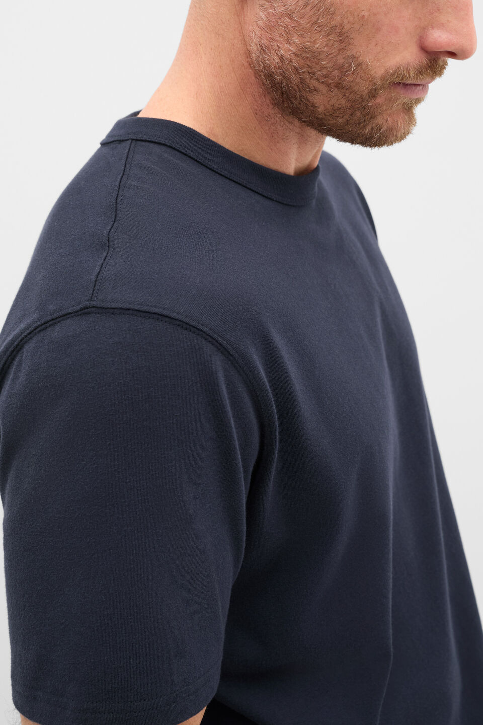 Crew Tee  Midnight Blue